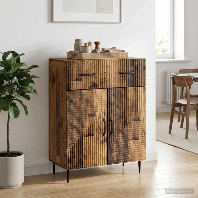 Vidaxl dressoir oud hout 66 x 34,5 x 89,5 cm bewerkt hout