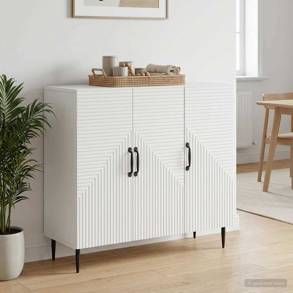 Vidaxl dressoir wit 89 x 34,5 x 80 cm bewerkt hout