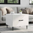 Vidaxl salontafel met lade wit 49 x 50 x 40 cm bewerkt hout