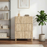 Vidaxl ladenkast sonoma eiken 66 x 34,5 x 90 cm bewerkt hout