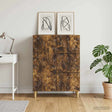 Vidaxl dressoir gerookt eiken 66 x 34,5 x 90 cm bewerkt hout