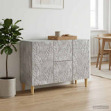 Vidaxl dressoir betongrijs 89 x 34,5 x 60 cm bewerkt hout
