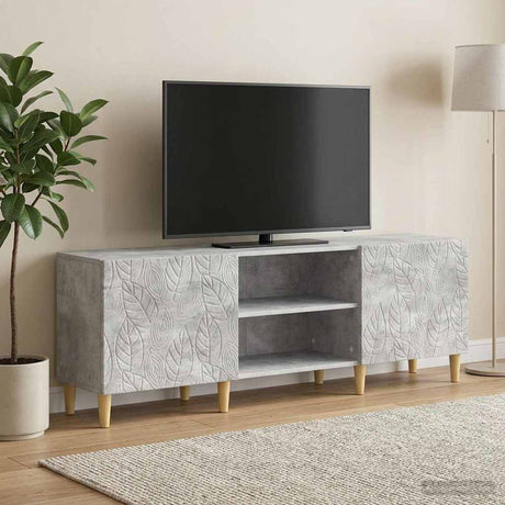 Vidaxl tv-kast 150 x 31 x 50 cm betongrijs bewerkt hout