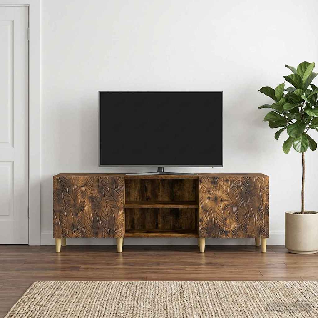 Vidaxl tv-kast 150 x 31 x 50 cm gerookt eiken bewerkt hout