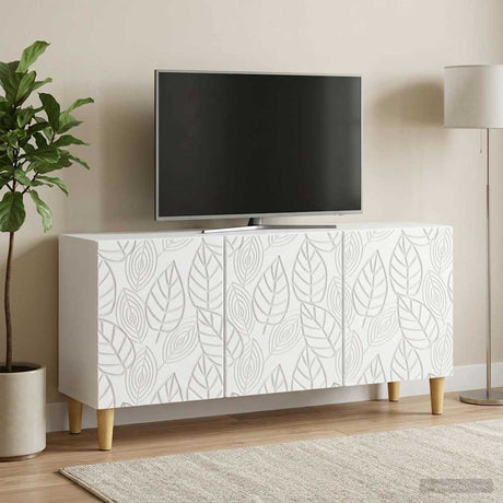 Vidaxl tv-kast 99 x 34,5 x 50 cm wit bewerkt hout