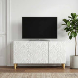 Vidaxl tv-kast 99 x 34,5 x 50 cm wit bewerkt hout