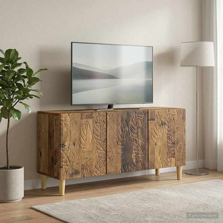 Vidaxl tv-kast 99 x 34,5 x 50 cm oud hout bewerkt hout
