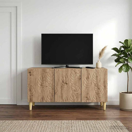 Vidaxl tv-kast 99 x 34,5 x 50 cm artisanaal eiken bewerkt hout