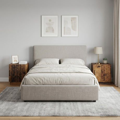 Vidaxl nachtkastje 2 st oud hout 43 x 34,5 x 47 cm bewerkt hout