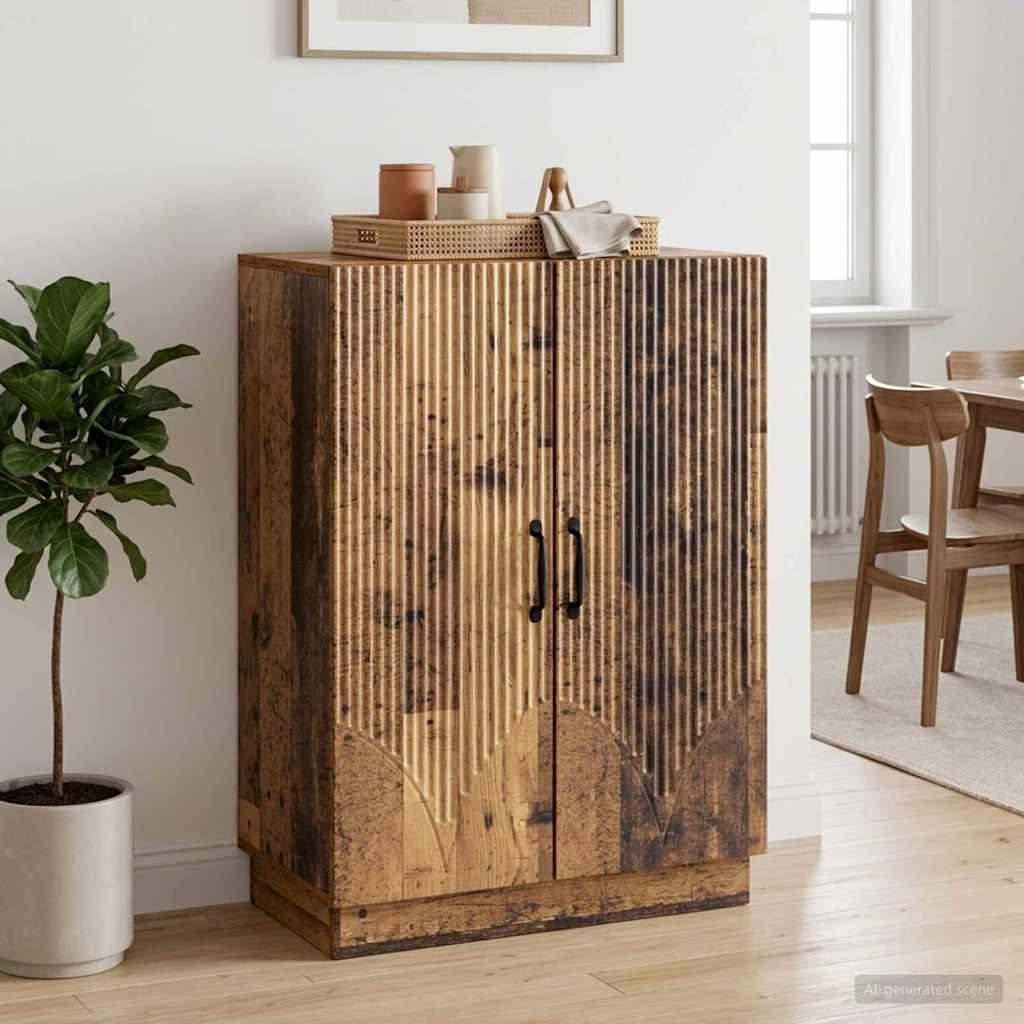 Vidaxl dressoir oud hout 66 x 34,5 x 87 cm bewerkt hout