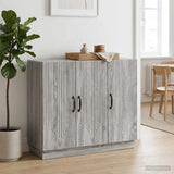 Vidaxl dressoir grijs sonoma 89 x 34,5 x 77 cm bewerkt hout