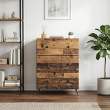Vidaxl ladenkast 66 x 34,5 x 90 cm bewerkt hout oud hout