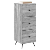 Vidaxl ladenkast grijs sonoma 33 x 34,5 x 90 cm bewerkt hout