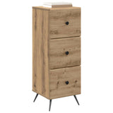 Vidaxl ladenkast 33 x 34,5 x 90 cm bewerkt hout artisanaal eiken