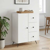 Vidaxl dressoir wit 66 x 34,5 x 90 cm bewerkt hout