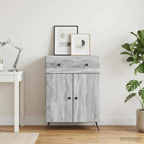 Vidaxl dressoir grijs sonoma 66 x 34,5 x 90 cm bewerkt hout