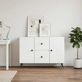Vidaxl dressoir wit 89 x 34,5 x 60 cm bewerkt hout