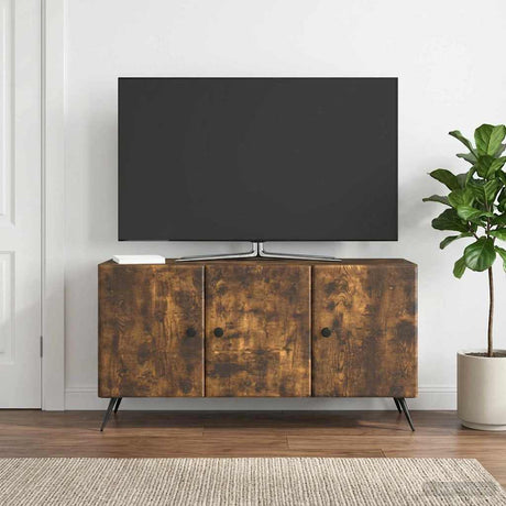 Vidaxl tv-kast gerookt eiken 99 x 34,5 x 50 cm bewerkt hout