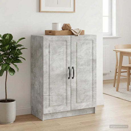 Vidaxl dressoir betongrijs 66 x 34,5 x 87 cm bewerkt hout