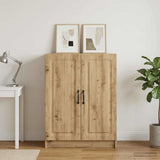 Vidaxl dressoir artisanaal eiken 66 x 34,5 x 87 cm bewerkt hout