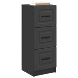 Vidaxl ladenkast zwart 33 x 34,5 x 87 cm bewerkt hout