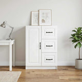 Vidaxl dressoir wit 66 x 34,5 x 87 cm bewerkt hout