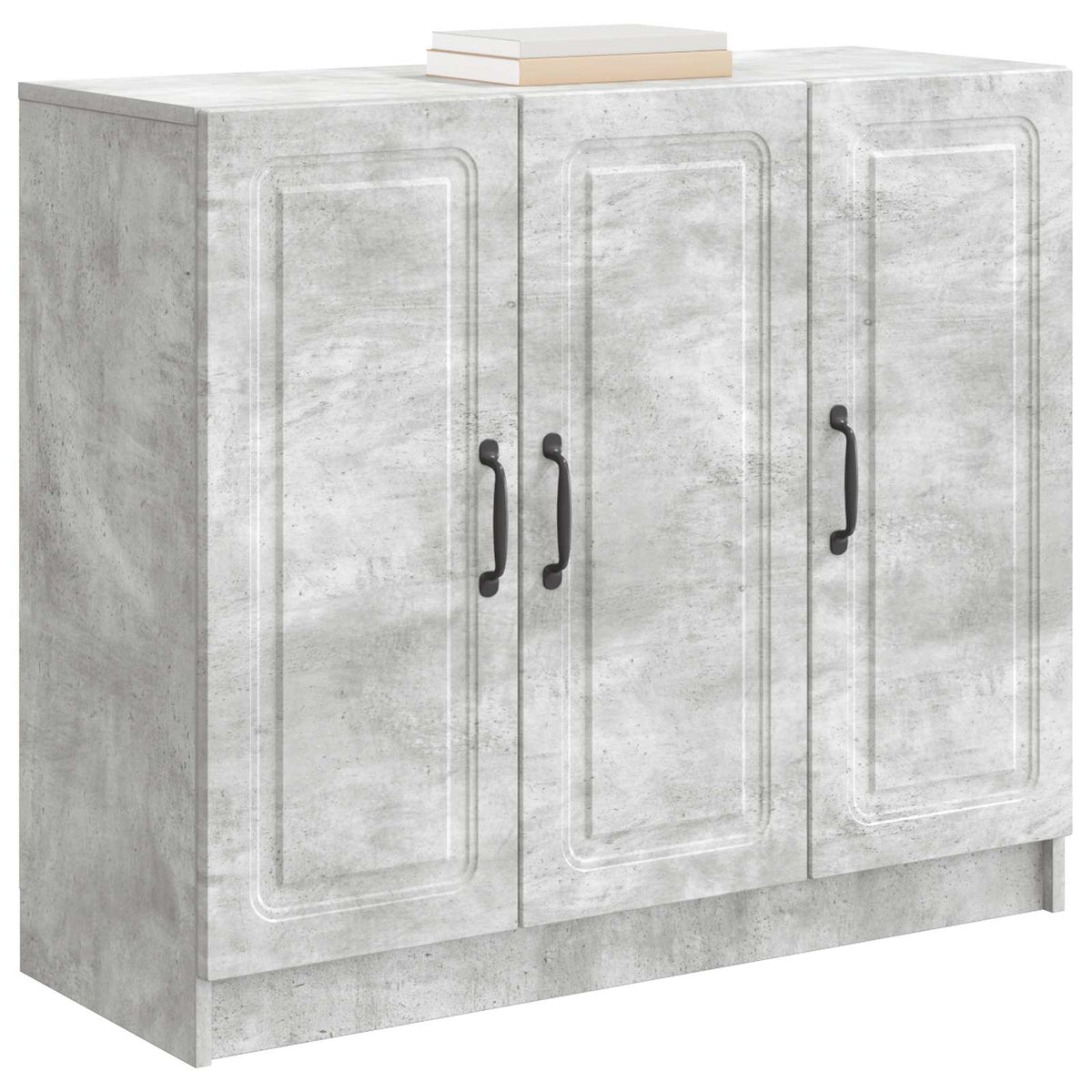 Vidaxl dressoir betongrijs 89 x 34,5 x 77 cm bewerkt hout