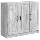 Vidaxl dressoir grijs sonoma 89 x 34,5 x 77 cm bewerkt hout