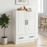 Vidaxl dressoir wit 66 x 34,5 x 92 cm bewerkt hout