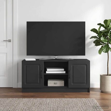 Vidaxl tv-kast zwart 102 x 34,5 x 47 cm bewerkt hout