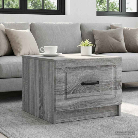 Vidaxl salontafel grijs sonoma 49 x 50 x 37 cm bewerkt hout