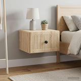 Vidaxl wandbeugel bedkast 2 st sonoma eiken 33 x 34,5 x 20 cm