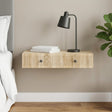Vidaxl wandmontage zijtafel sonoma eiken 87,5 x 34,5 x 17 cm