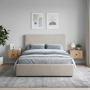 Vidaxl wandbeugel bedkast 2 st artisanaal eiken 33 x 34,5 x 20 cm