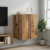 Vidaxl wandkast oud hout 59 x 31 x 64 cm bewerkt hout