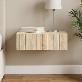Vidaxl wandmontage zijtafel sonoma eiken 59 x 34,5 x 17 cm