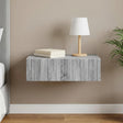 Vidaxl wandmontage zijtafel grijs sonoma 59 x 34,5 x 17 cm