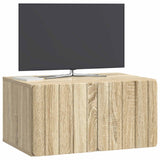 Vidaxl wandbeugel tv-kast 59,5 x 41 x 30 cm sonoma eiken bewerkt hout