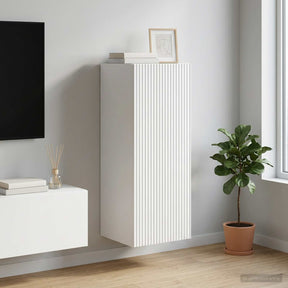 Vidaxl wandkast 33 x 34,5 x 90 cm bewerkt hout wit