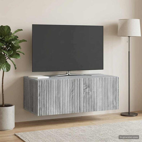 Vidaxl wandbeugel tv-kast 78,5 x 41 x 30 cm grijs sonoma bewerkt hout
