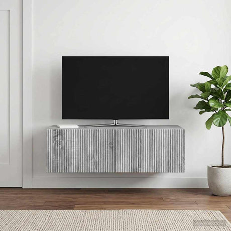 Vidaxl wandbeugel tv-kast 98 x 41 x 30 cm grijs sonoma bewerkt hout