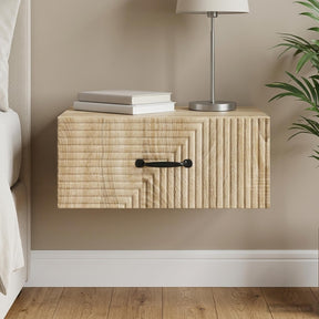 Vidaxl wandbeugel bedkast sonoma eiken 49 x 34,5 x 20 cm bewerkt hout
