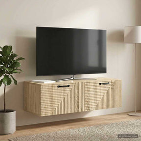 Vidaxl wandbeugel tv-kast sonoma eiken 98 x 41 x 30 cm bewerkt hout