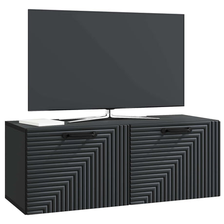 Vidaxl wandbeugel tv-kast zwart 78,5 x 31 x 30 cm bewerkt hout