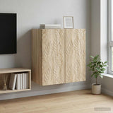 Vidaxl wandkast 59 x 31 x 60 cm bewerkt hout sonoma eiken