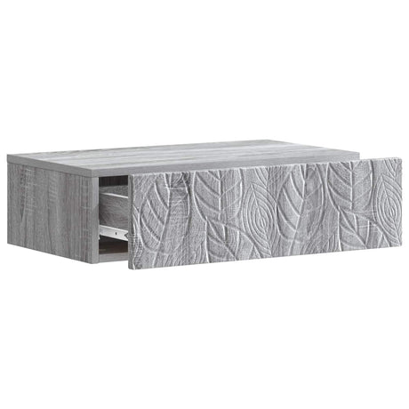 Vidaxl wandmontage zijtafel 59 x 34,5 x 17 cm bewerkt hout