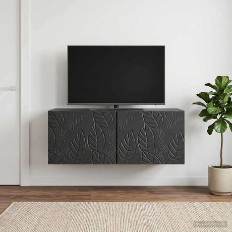 Vidaxl wandbeugel tv-kast 78,5 x 41 x 30 cm zwart bewerkt hout