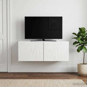 Vidaxl wandbeugel tv-kast 78,5 x 41 x 30 cm hoogglans wit bewerkt hout