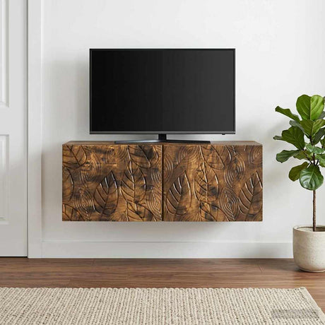 Vidaxl wandbeugel tv-kast 78,5 x 41 x 30 cm gerookt eiken bewerkt hout