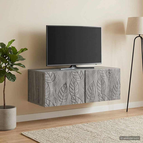 Vidaxl wandbeugel tv-kast 78,5 x 41 x 30 cm grijs sonoma bewerkt hout